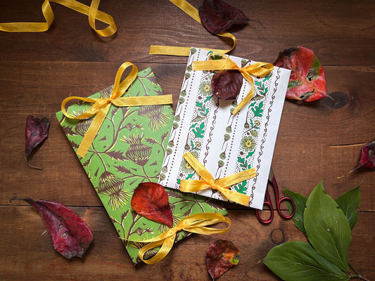 DIY Gift Wrap with Mayhen Press Wrapping Paper