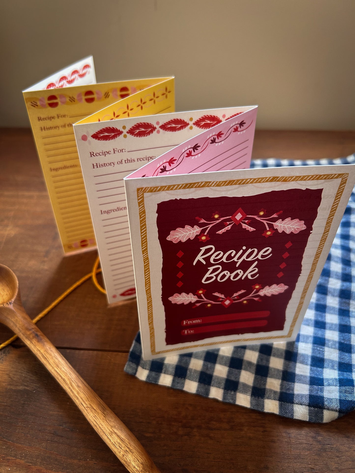 Friendship Recipe Books