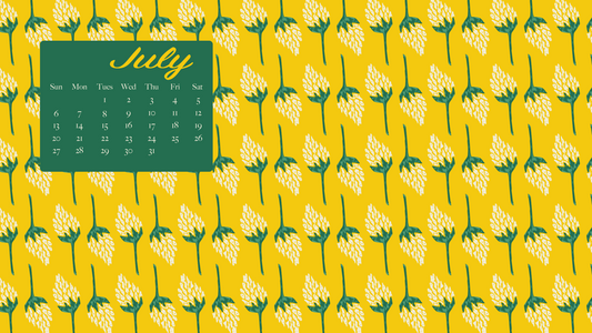 July 2025 Digital Computer Calendar