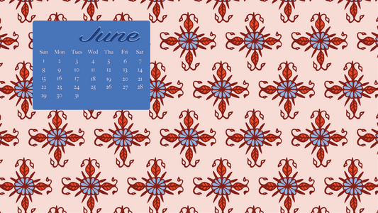 June 2025 Digital Computer Calendar
