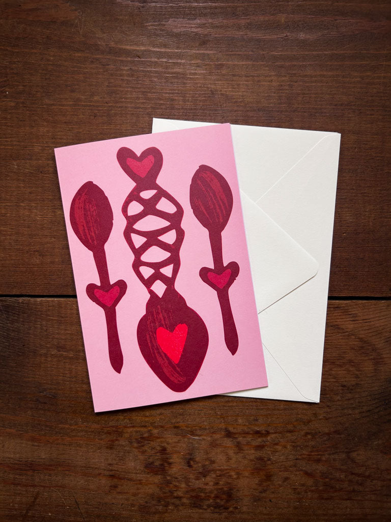 Love Spoons Card