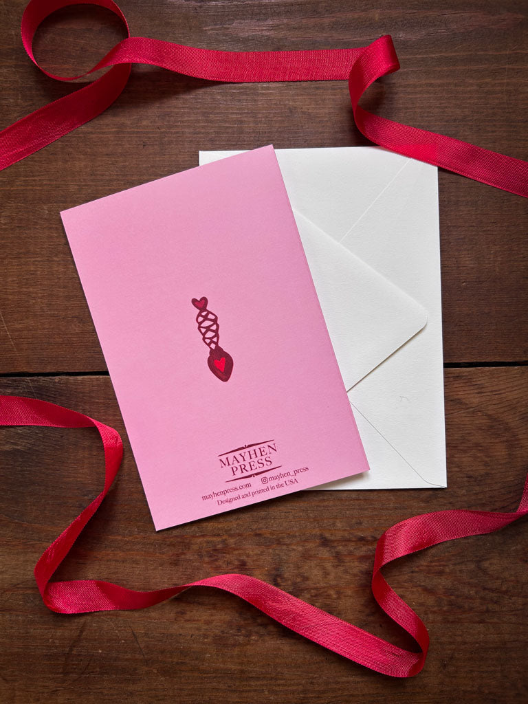 Love Spoons Card