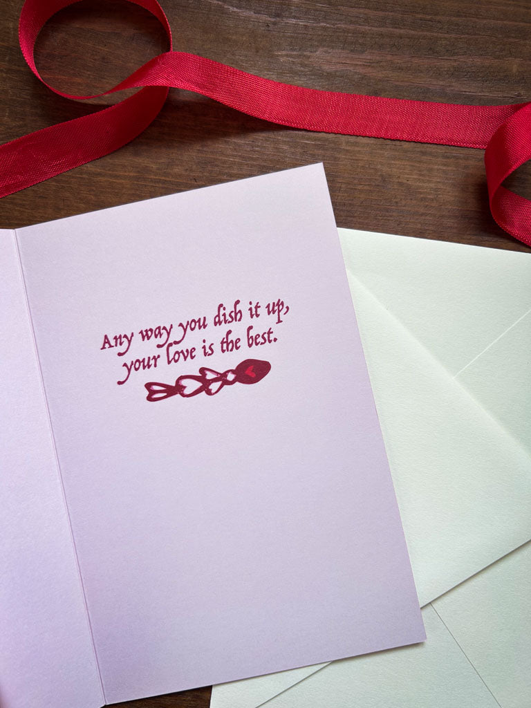 Love Spoons Card