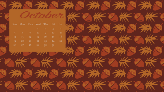 October 2025 Digital Computer Calendar