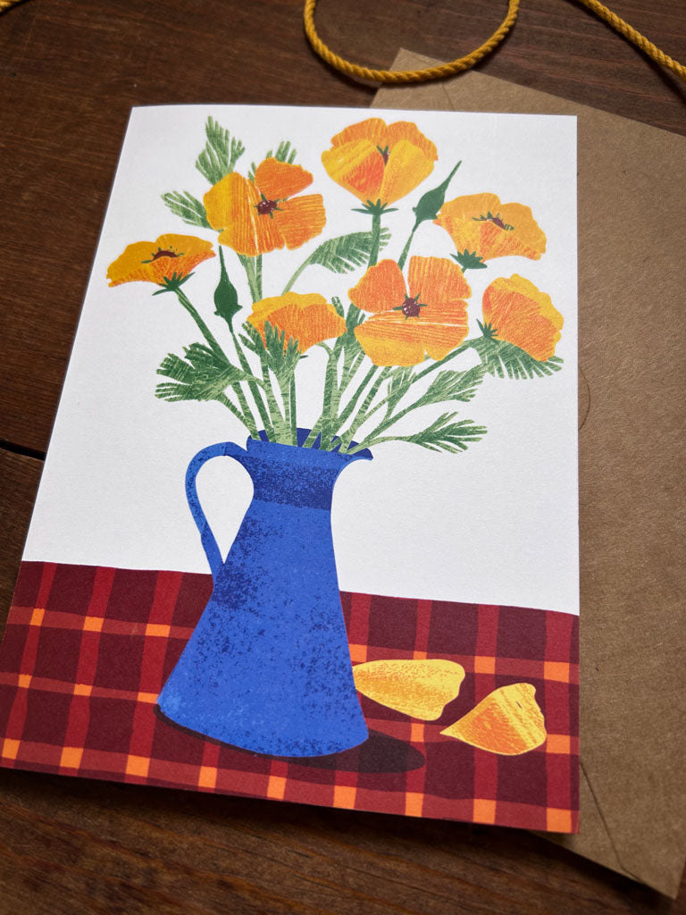 California Poppies Card