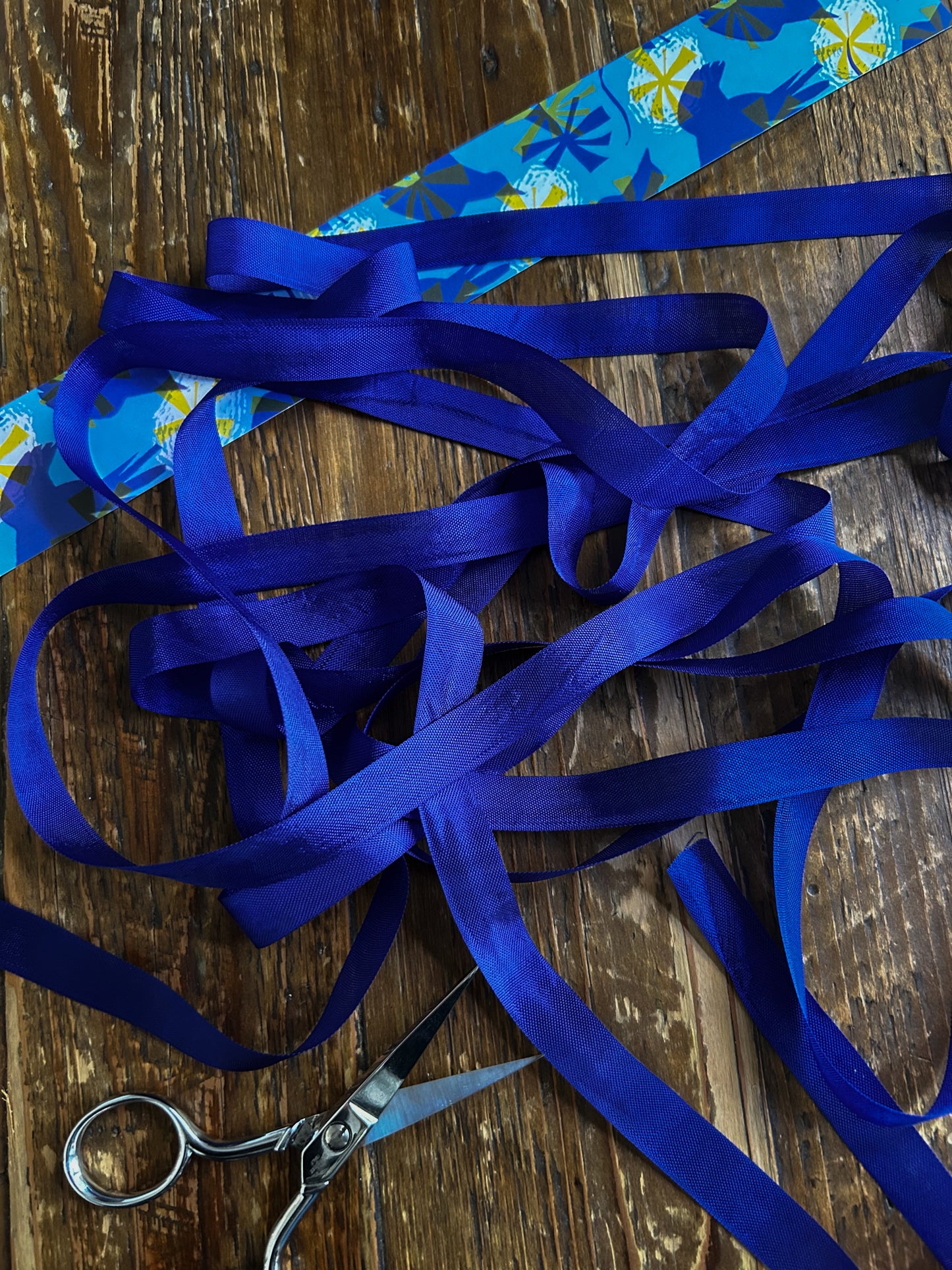 Vintage Style Ribbon- Glory Blue