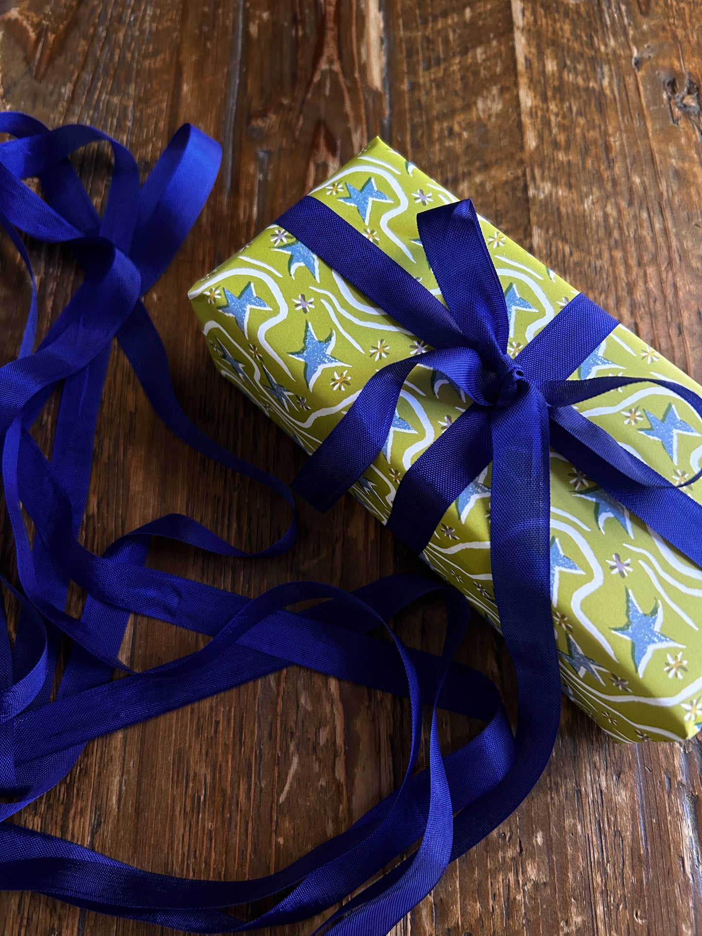 Vintage Style Ribbon- Glory Blue